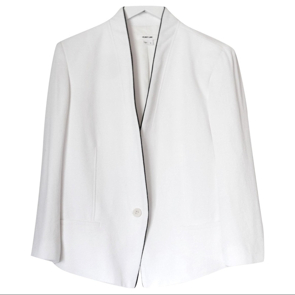Helmut Lang white blazer jacket